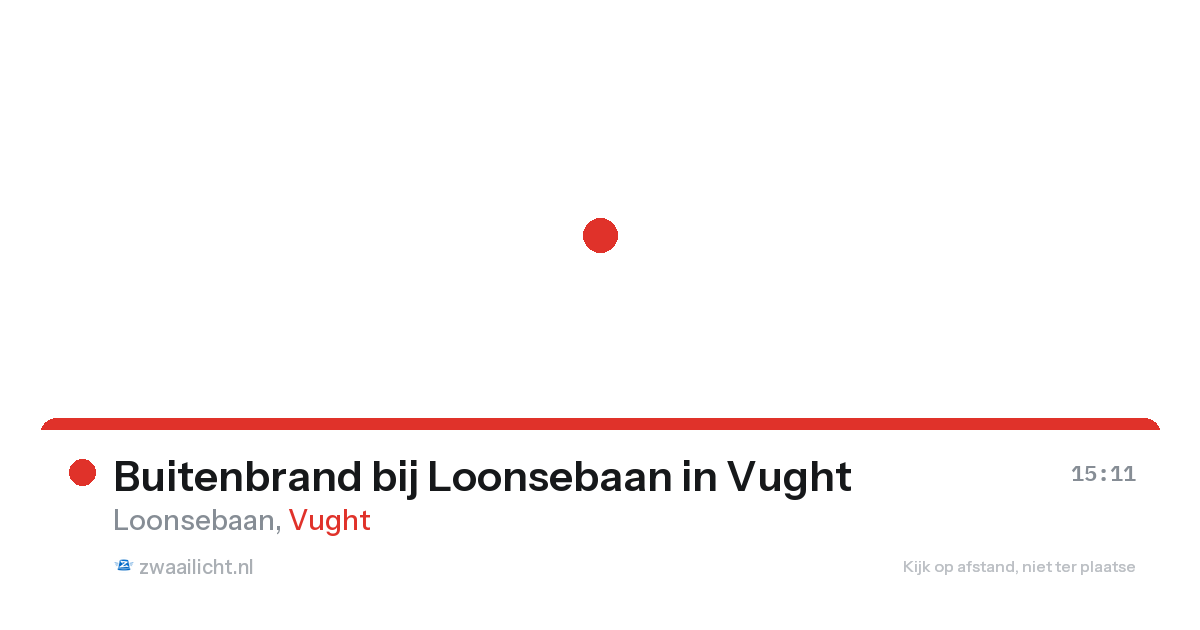 Buitenbrand bij Loonsebaan in Vught — 7 apr 2026