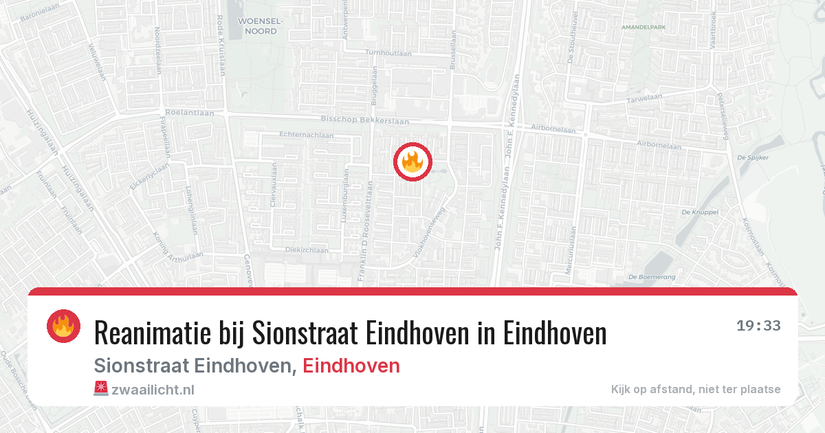 Reanimatie bij Sionstraat Eindhoven in Eindhoven — 21 jan 2026