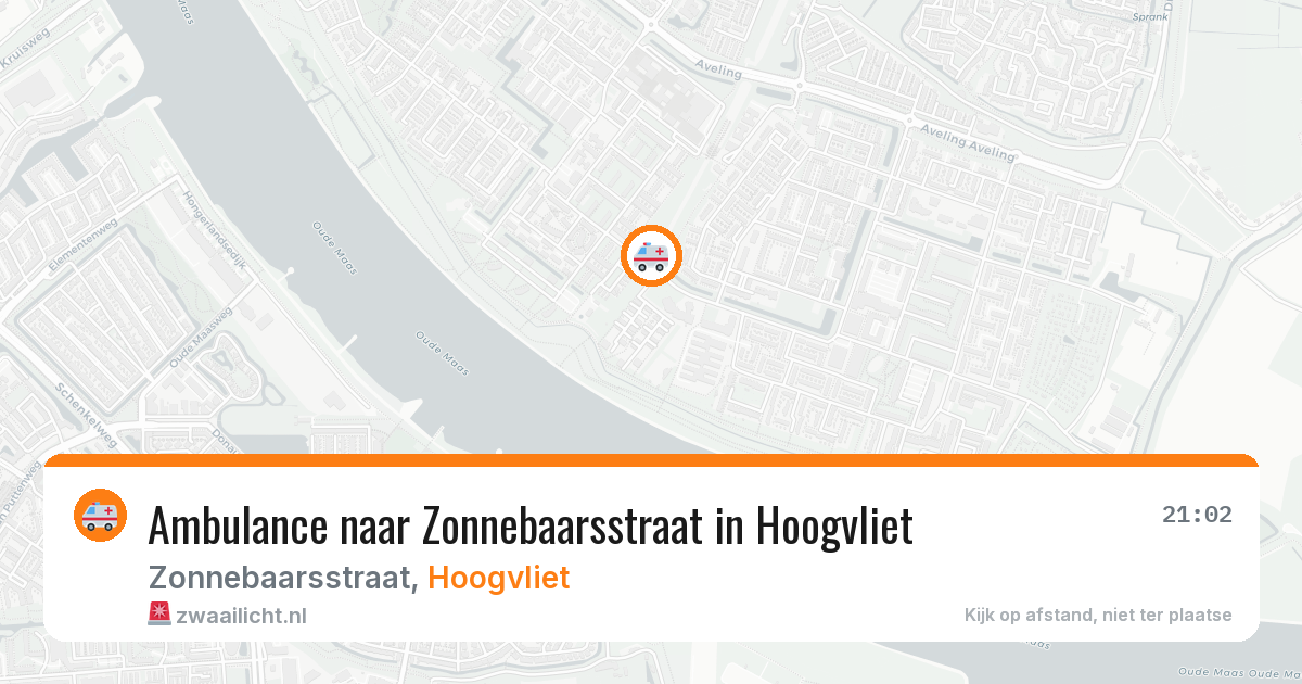 Ambulance naar Zonnebaarsstraat in Hoogvliet — 29 jan 2026
