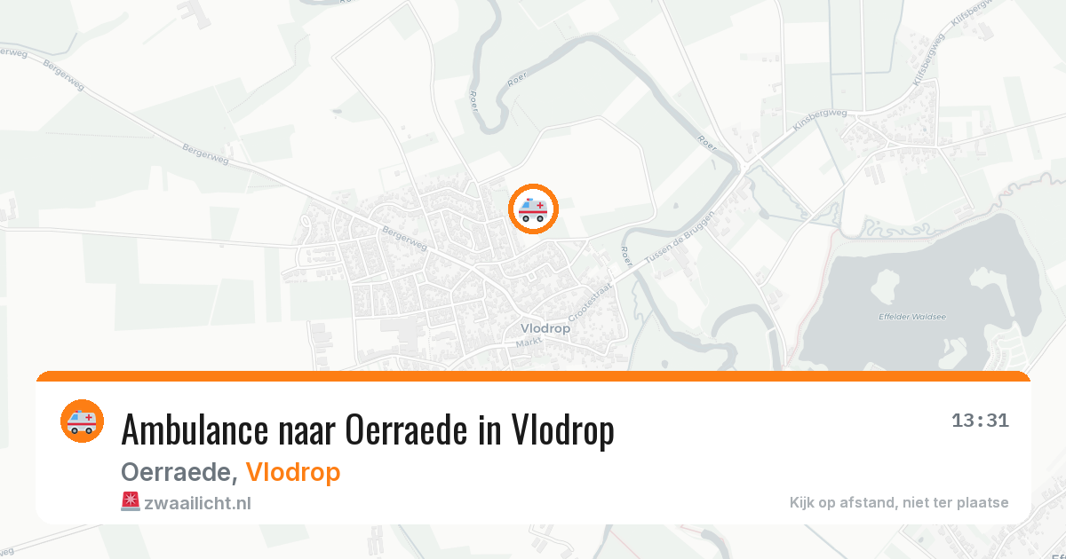 Ambulance naar Oerraede in Vlodrop — 18 jun 2026
