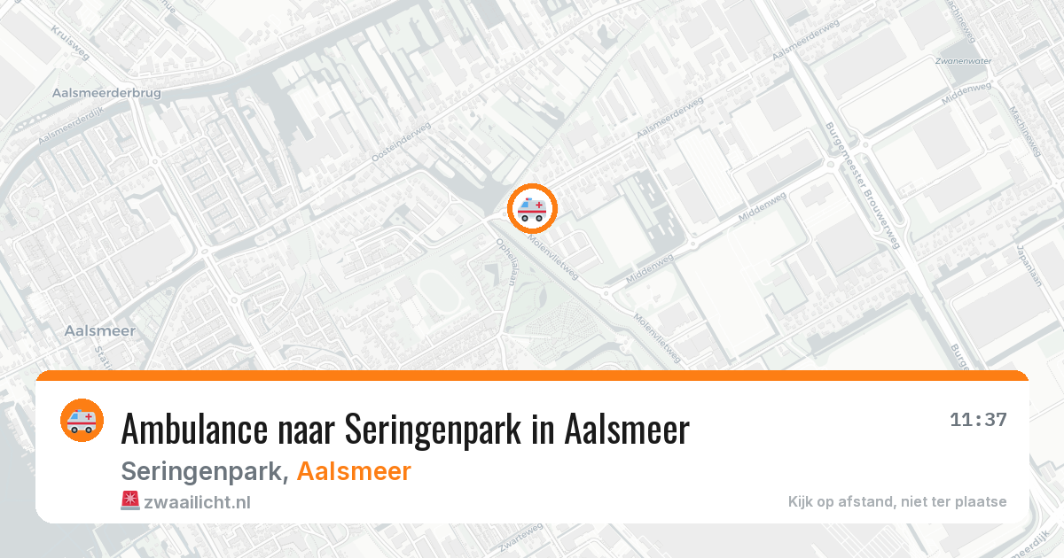 Ambulance naar Seringenpark in Aalsmeer — 27 mei 2026