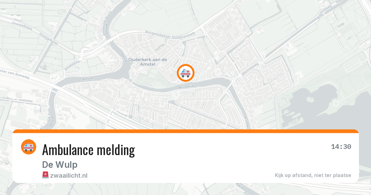 Ambulance melding — 10 feb 2026
