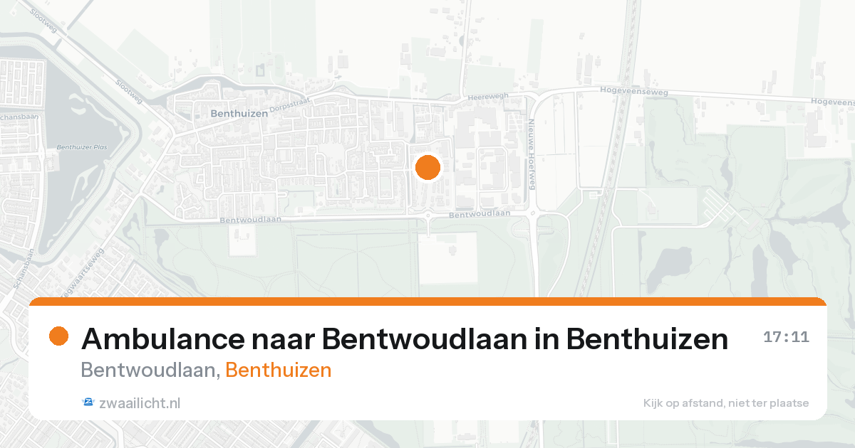 Ambulance naar Bentwoudlaan in Benthuizen — 31 jan 2026