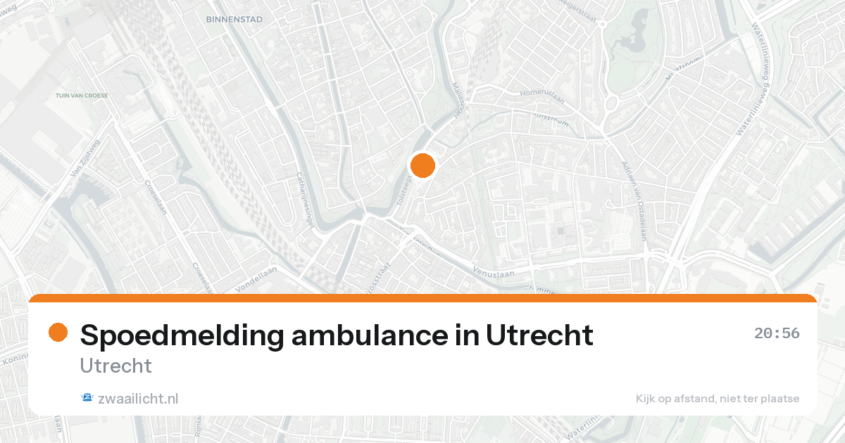 Spoedmelding ambulance in Utrecht — 26 jun 2026