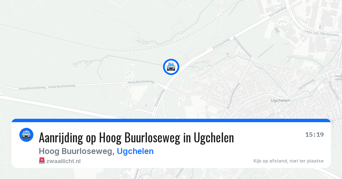 Aanrijding op Hoog Buurloseweg in Ugchelen — 12 jul 2026