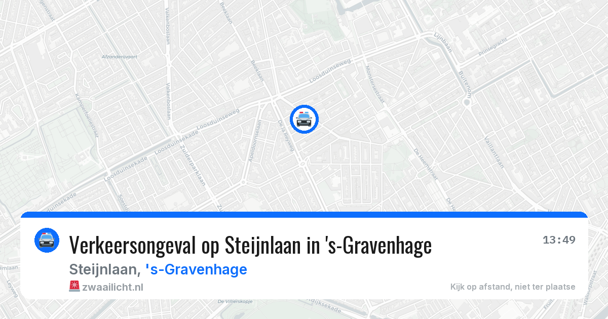 Verkeersongeval op Steijnlaan in 's-Gravenhage — 6 mei 2026