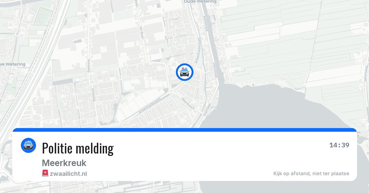 Politie melding — 8 mei 2026