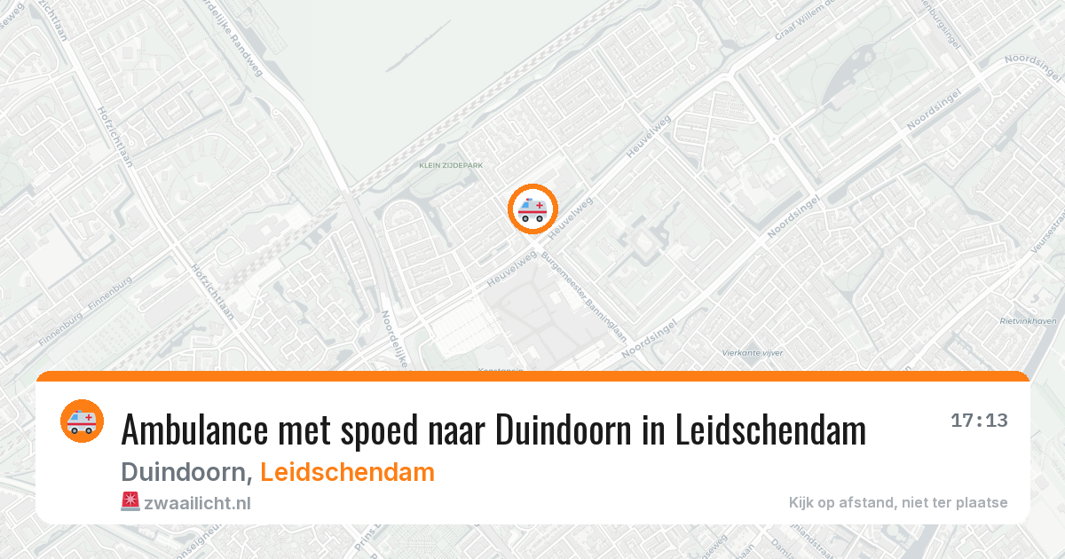 Ambulance met spoed naar Duindoorn in Leidschendam — 11 mrt 2026