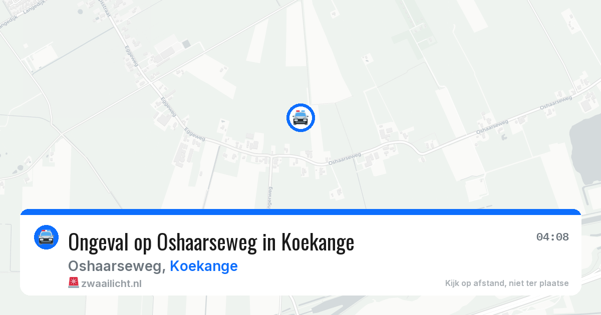 Ongeval op Oshaarseweg in Koekange — 25 apr 2026