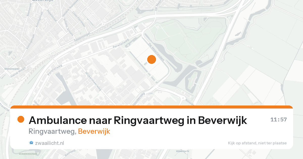 Ambulance naar Ringvaartweg in Beverwijk — 23 mei 2026