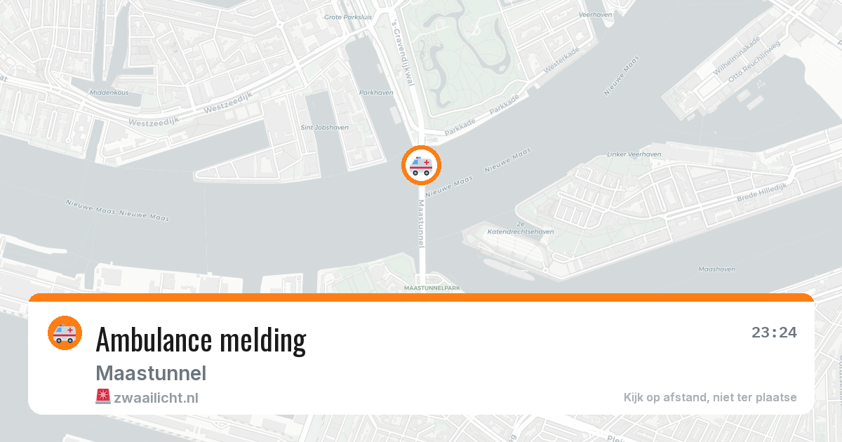 Ambulance melding — 18 mei 2026
