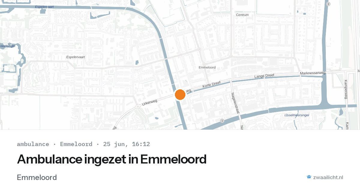 Ambulance ingezet in Emmeloord — 2 feb 2026