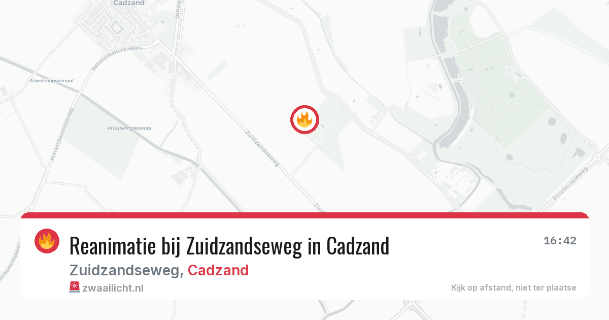 Reanimatie bij Zuidzandseweg in Cadzand — 30 jun 2026