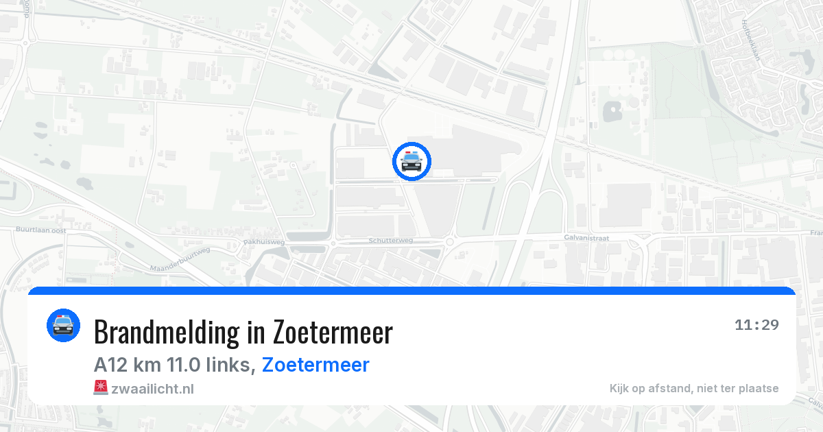 Brandmelding in Zoetermeer — 28 jan 2026