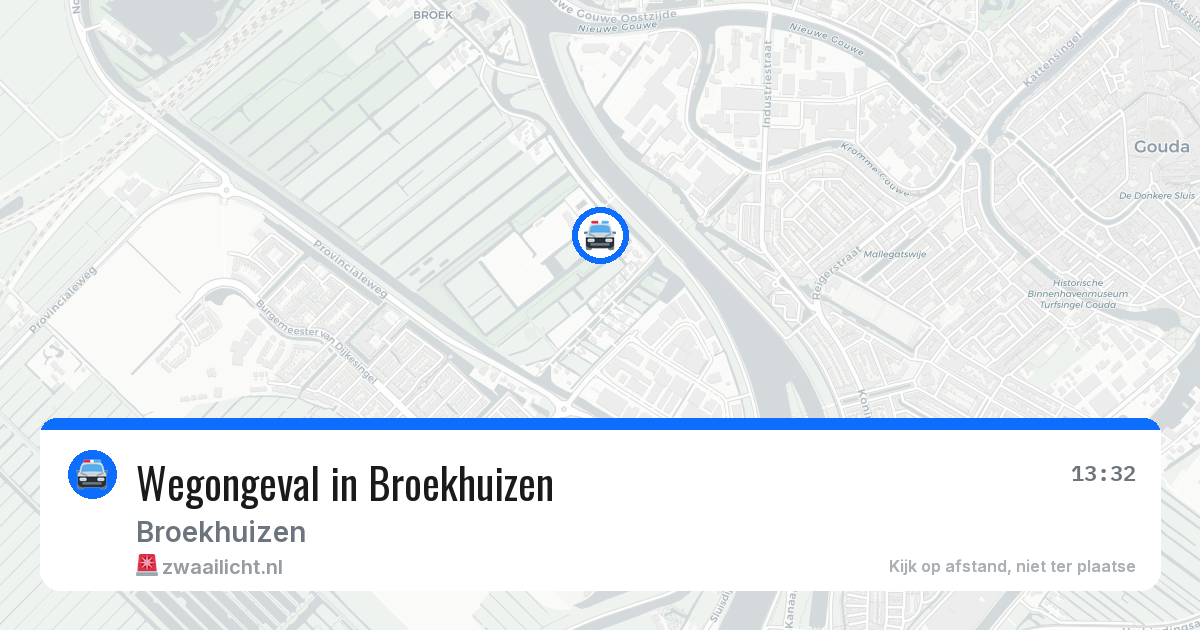 Wegongeval in Broekhuizen — 17 apr 2026