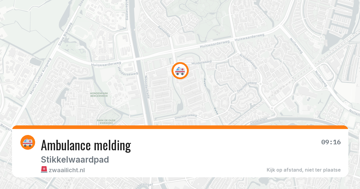 Ambulance melding — 11 apr 2026