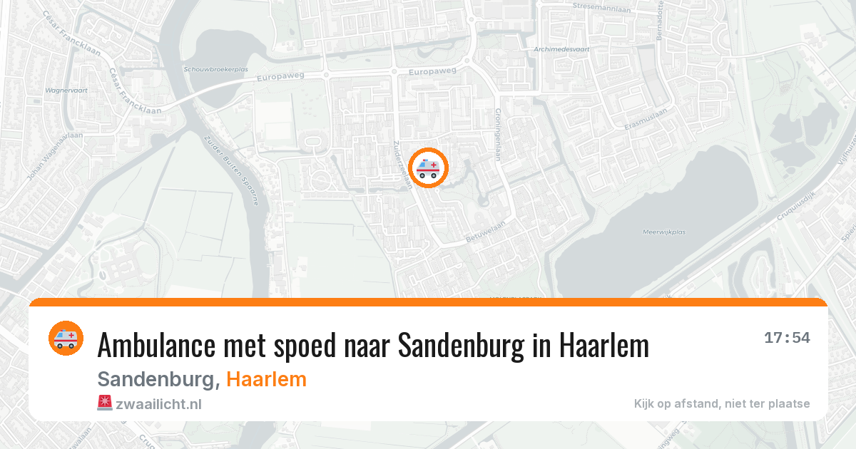 Ambulance met spoed naar Sandenburg in Haarlem — 10 feb 2026