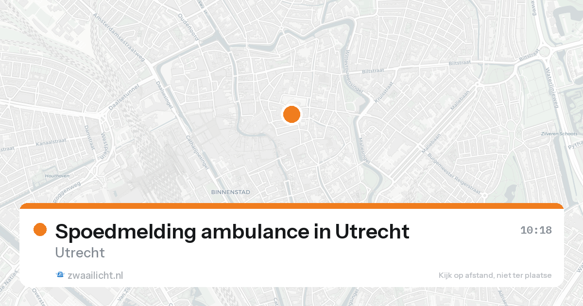 Spoedmelding ambulance in Utrecht — 8 feb 2026