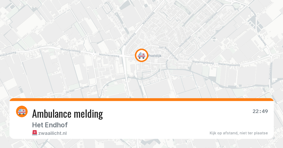 Ambulance melding — 30 jul 2026