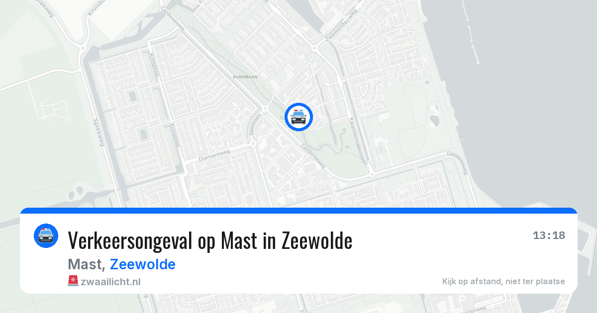 Verkeersongeval op Mast in Zeewolde — 4 jul 2026