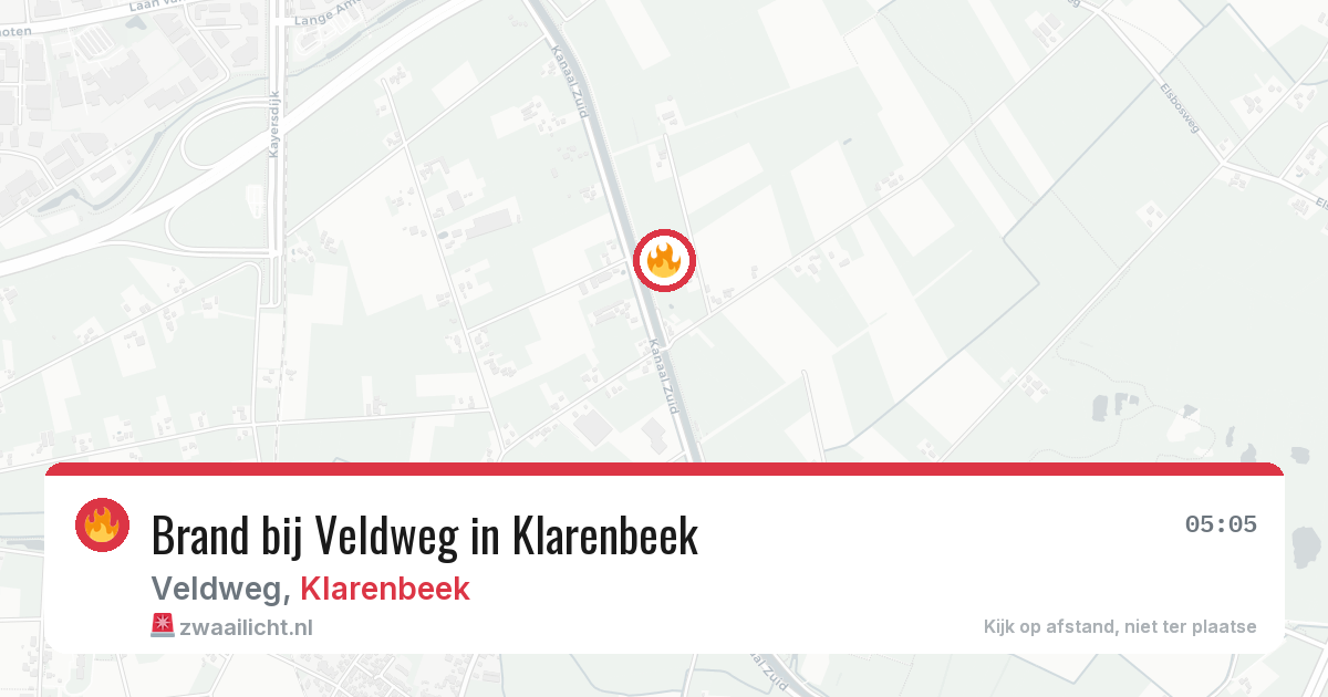 Brand bij Veldweg in Klarenbeek — 28 jun 2026