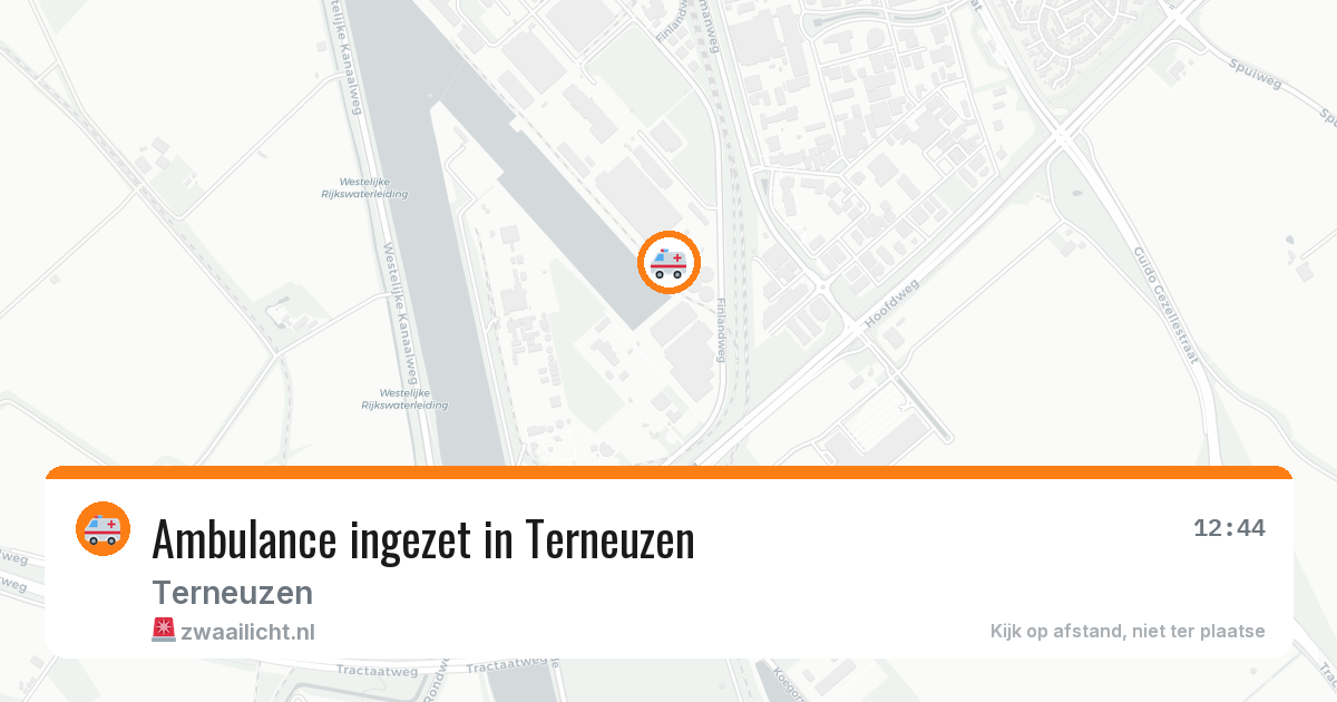 Ambulance ingezet in Terneuzen — 9 jul 2026