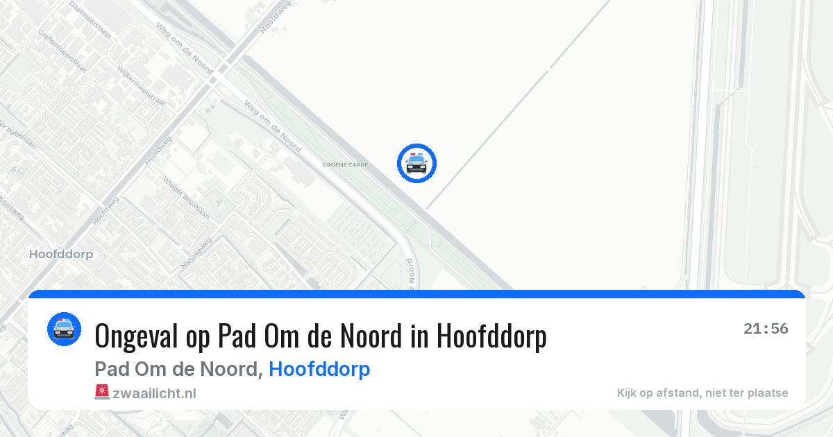 Ongeval op Pad Om de Noord in Hoofddorp — 11 jul 2026