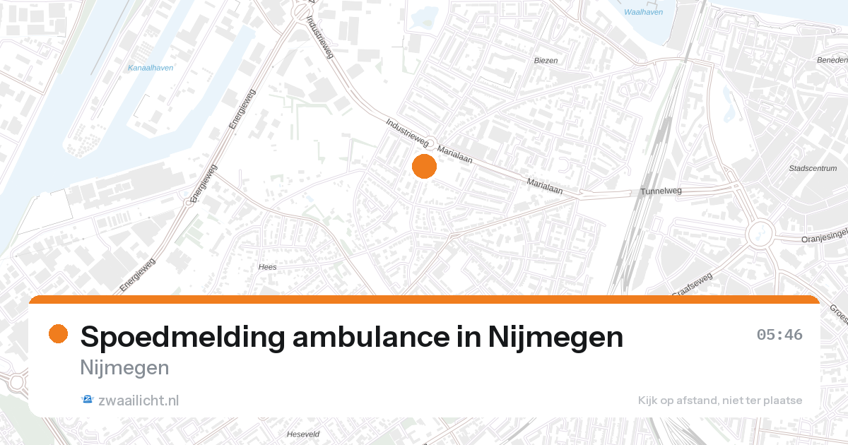 Spoedmelding ambulance in Nijmegen — 7 feb 2026