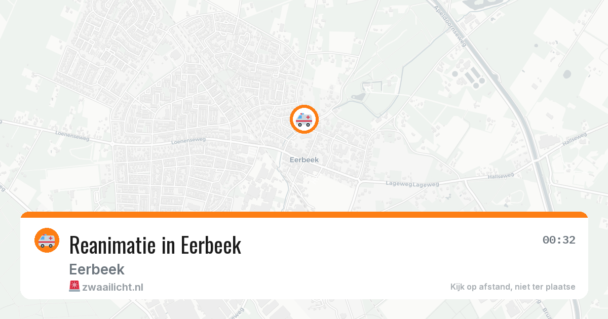 Reanimatie in Eerbeek — 8 jun 2026