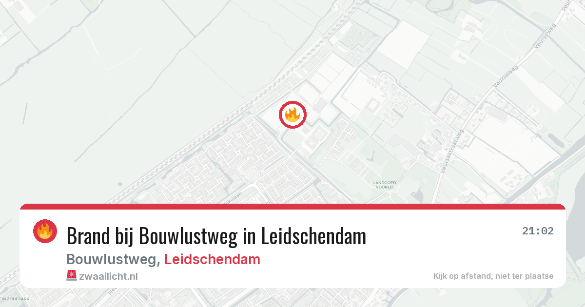 Brand bij Bouwlustweg in Leidschendam — 2 apr 2026