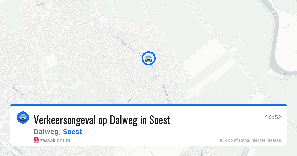 Verkeersongeval op Dalweg in Soest — 18 jan 2026