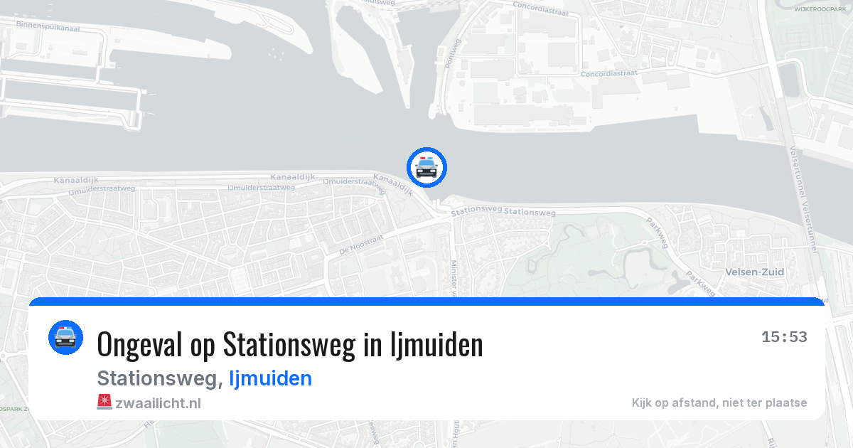 Ongeval op Stationsweg in Ijmuiden — 9 mei 2026