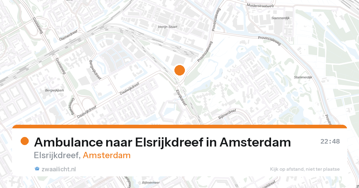 Ambulance naar Elsrijkdreef in Amsterdam — 26 aug 2026