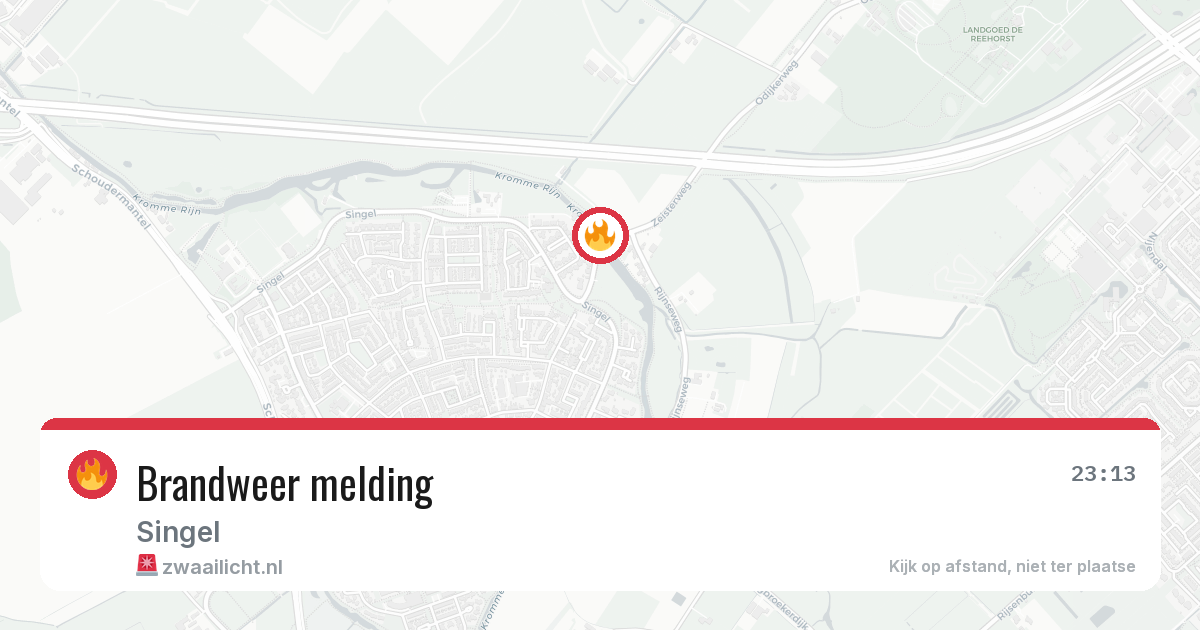 Brandweer melding — 20 apr 2026