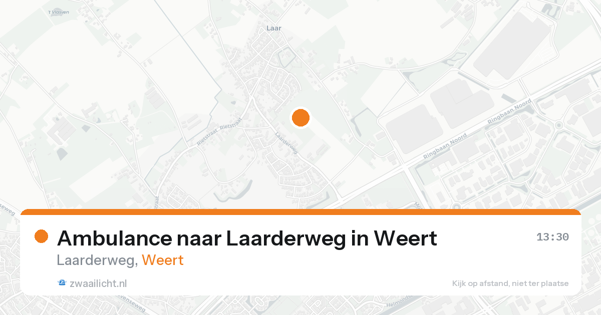 Ambulance naar Laarderweg in Weert — 7 feb 2026