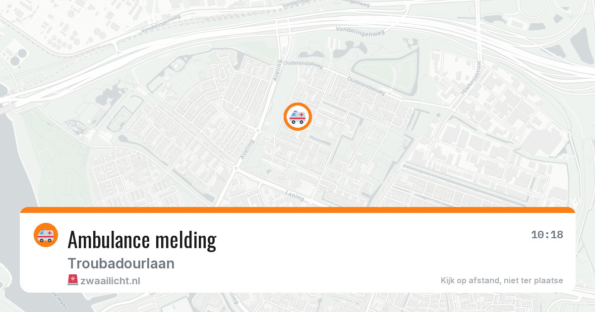 Ambulance melding — 3 jul 2026