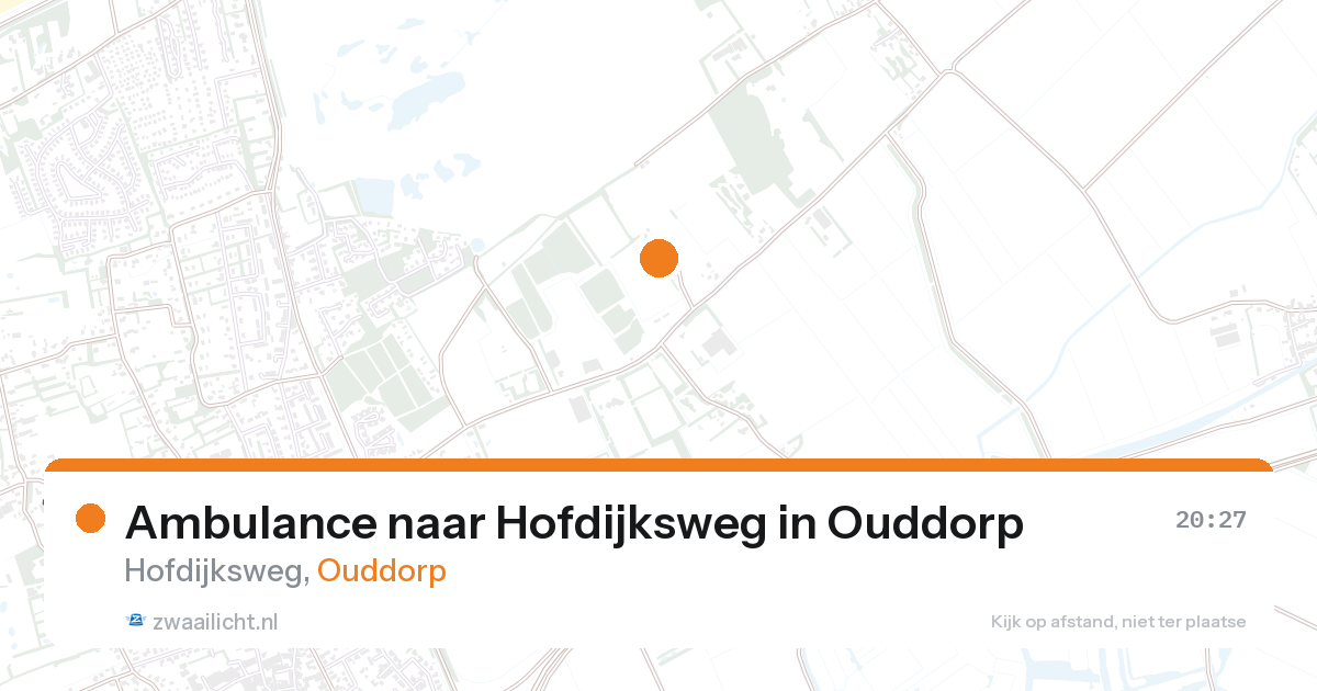 Ambulance naar Hofdijksweg in Ouddorp — 13 jun 2026