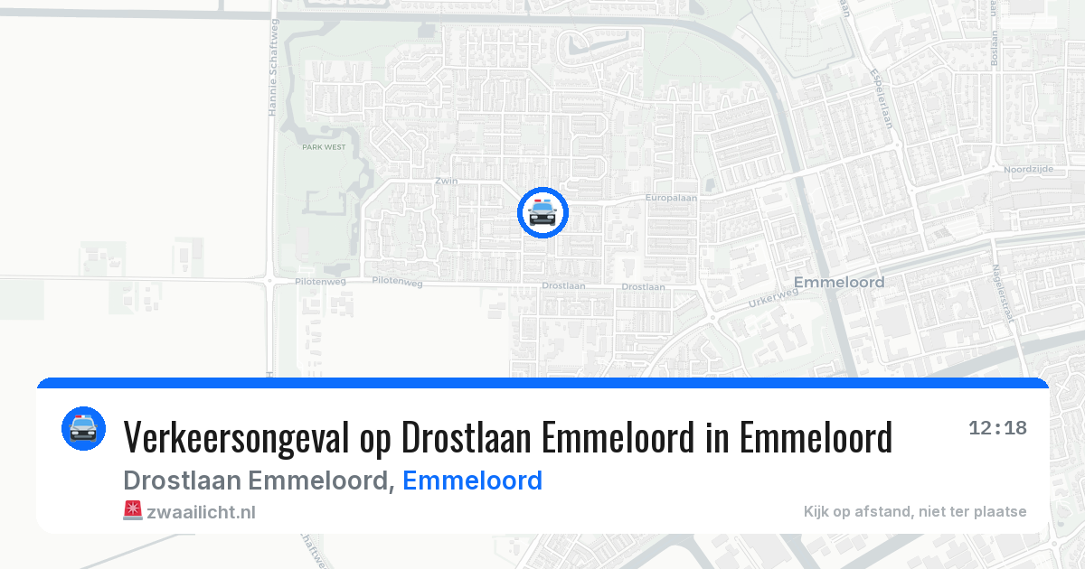 Verkeersongeval op Drostlaan Emmeloord in Emmeloord — 14 jun 2026