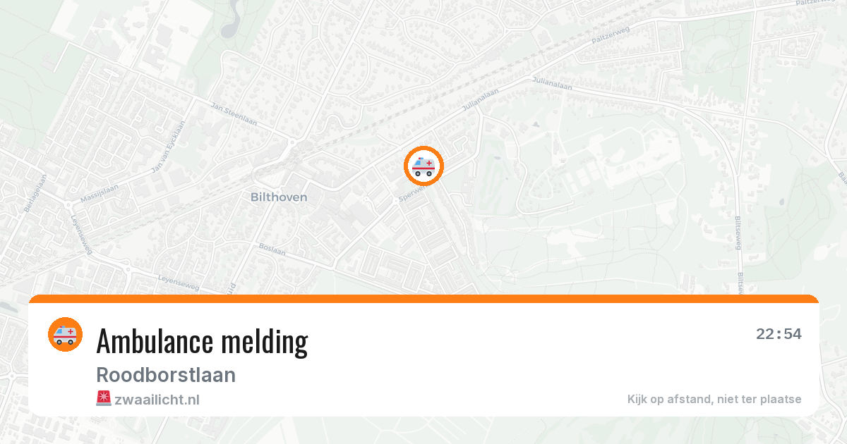 Ambulance melding — 5 apr 2026