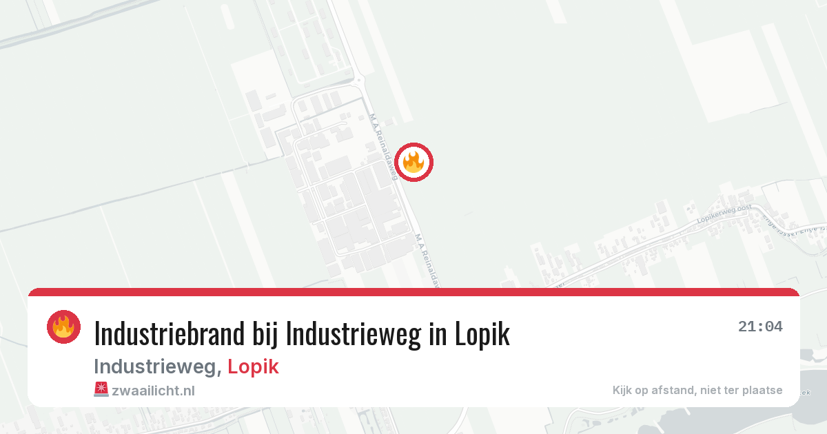 Industriebrand bij Industrieweg in Lopik — 15 apr 2026