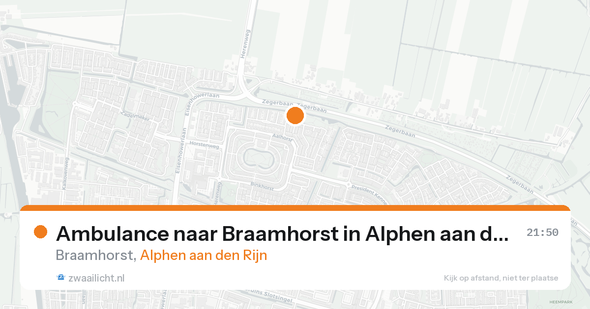 Ambulance naar Braamhorst in Alphen aan den Rijn — 30 jan 2026