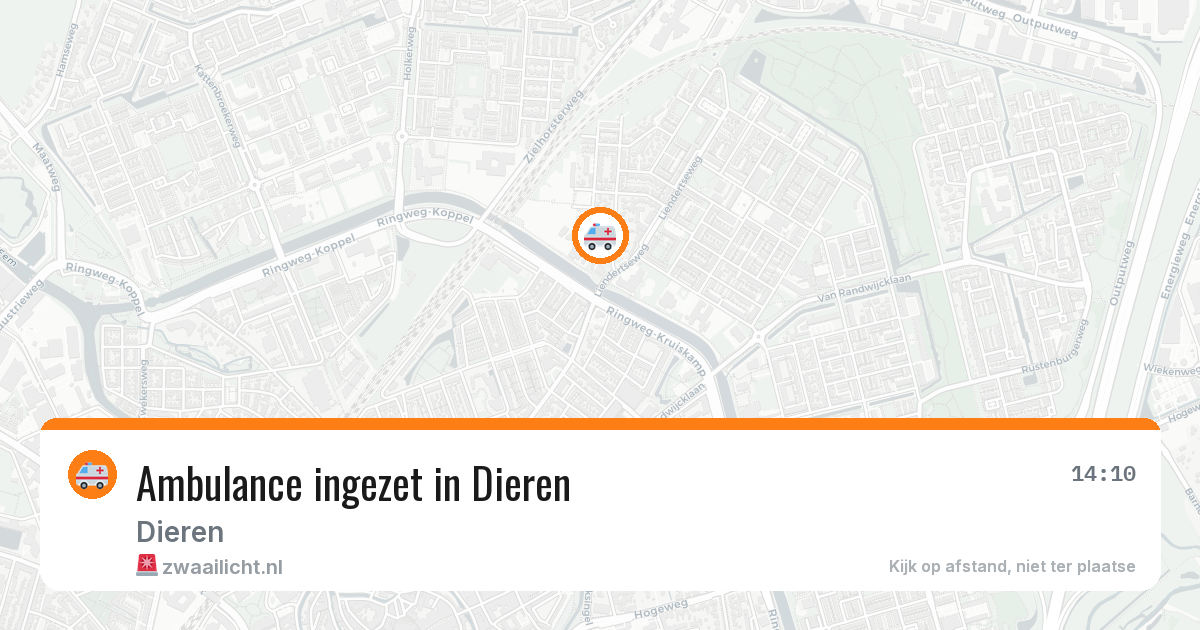 Ambulance ingezet in Dieren — 4 apr 2026