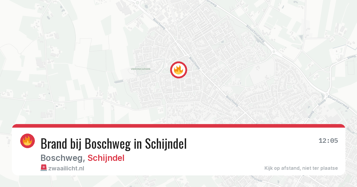 Brand bij Boschweg in Schijndel — 3 jun 2026