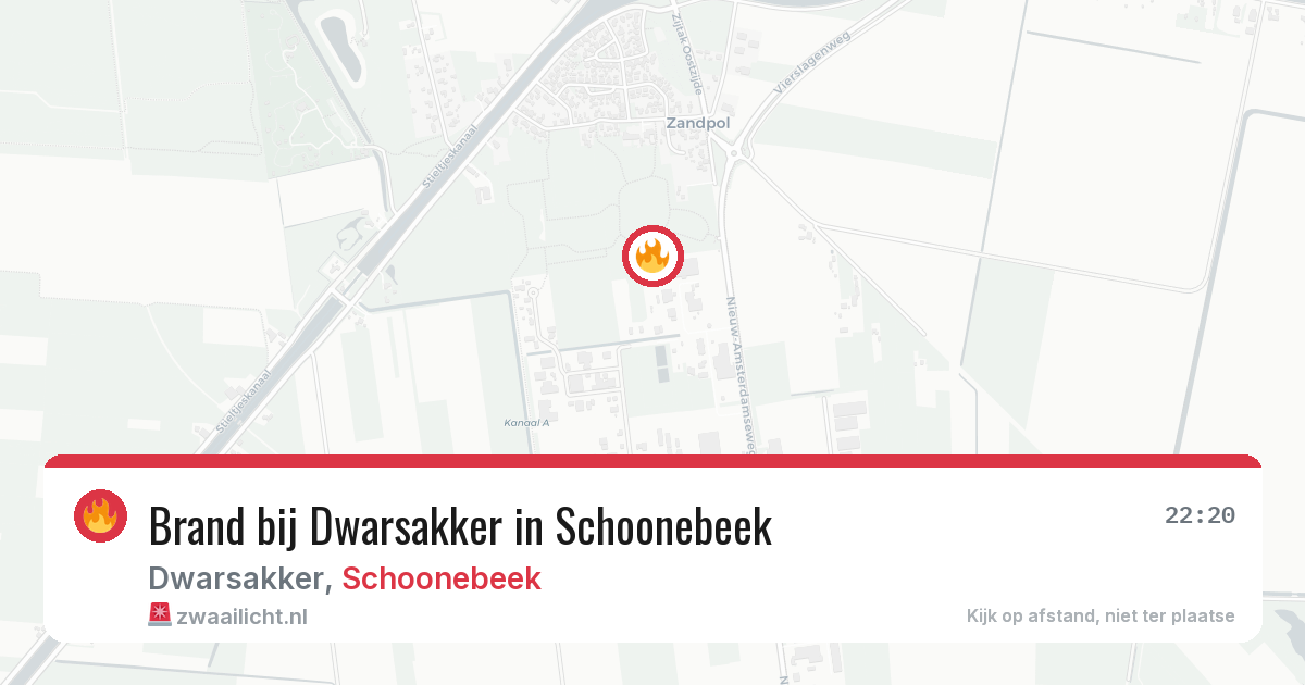Brand bij Dwarsakker in Schoonebeek — 11 jun 2026