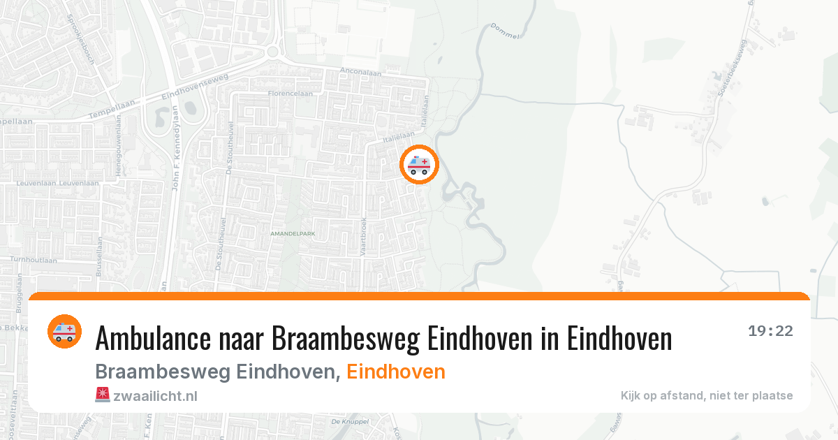 Ambulance naar Braambesweg Eindhoven in Eindhoven — 4 mrt 2026
