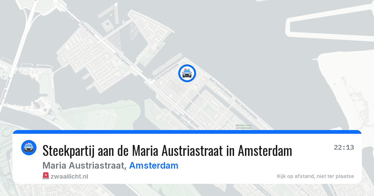 Steekpartij aan de Maria Austriastraat in Amsterdam — 5 jul 2026