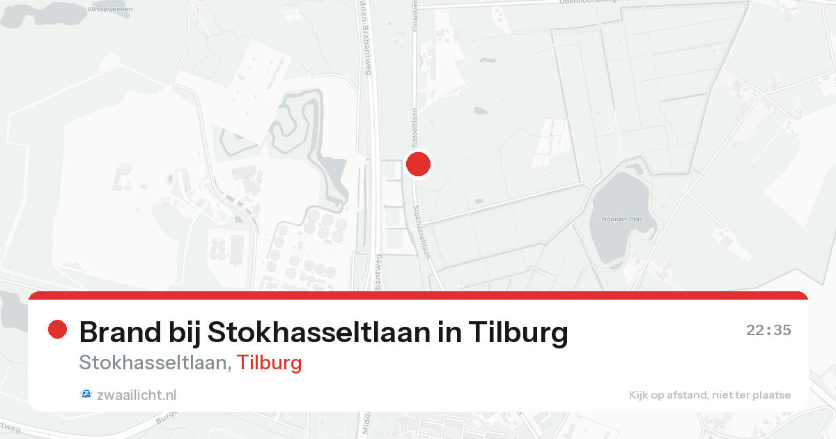 Brand bij Stokhasseltlaan in Tilburg — 30 jan 2026
