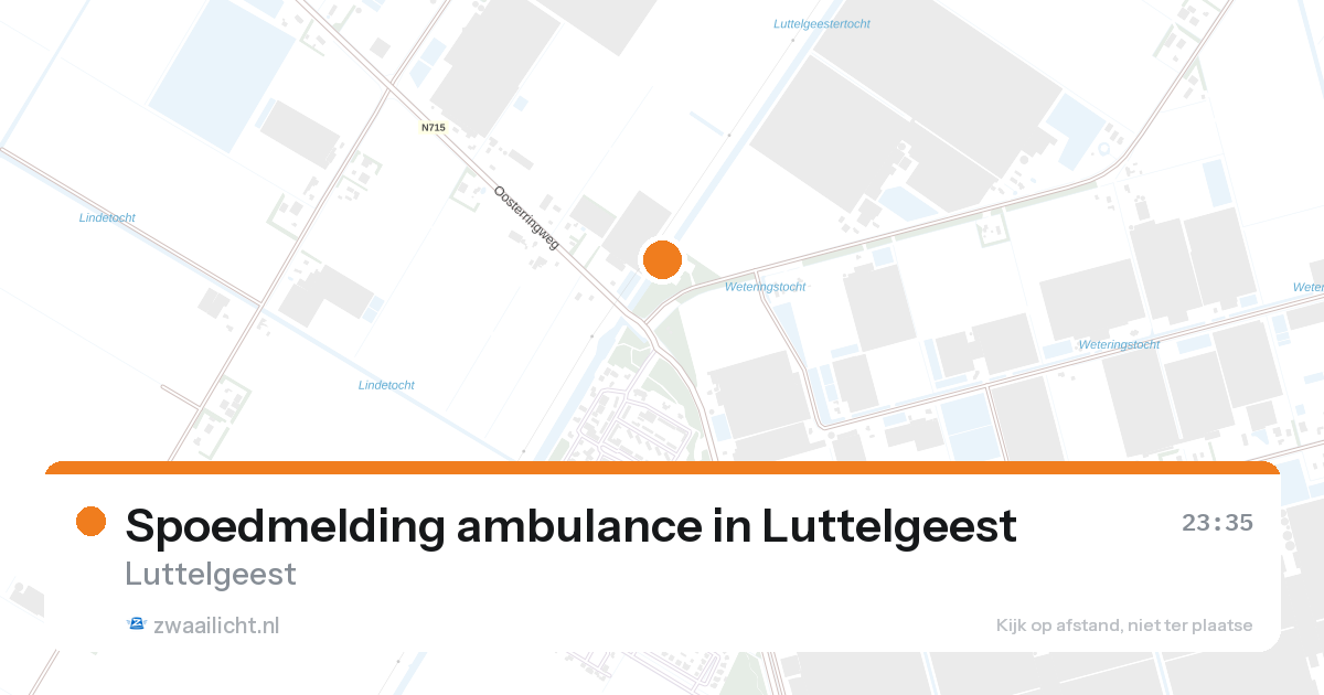 Spoedmelding ambulance in Luttelgeest — 6 feb 2026