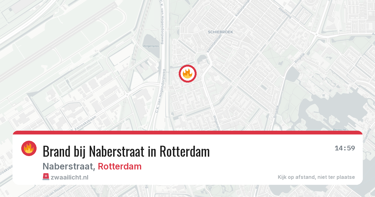 Brand bij Naberstraat in Rotterdam — 4 mei 2026