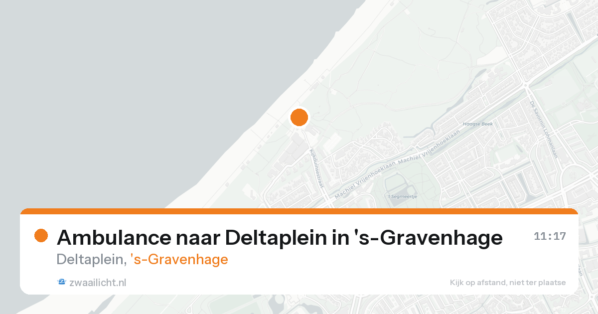 Ambulance naar Deltaplein in 's-Gravenhage — 16 aug 2026